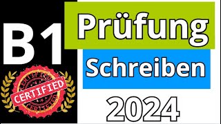 B1 Prüfung g.a.s.t Schreiben Neu Modell DTZ 2024