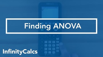 Where to find ANOVA (Analysis of Variance) on you TI-84 CE Graphing Calculator