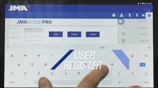 JMA CLOUD PRO - User Register
