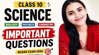 🔥 Class 10 Science Important Topics 2026 | सिर्फ Important पढ़ो 😍#class10#science