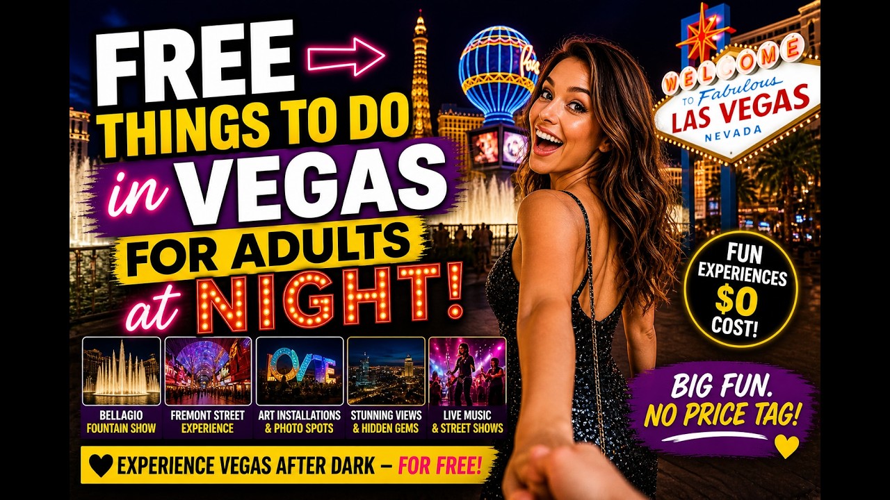 Free things to do in Las Vegas for adults at night - YouTube