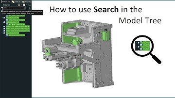 Search and Show objects in Creo Model Tree | Creo Tutorial