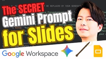 TOP SECRET PROMPT!? Create Slides with Gemini - This is not just a Prompt like you imagine