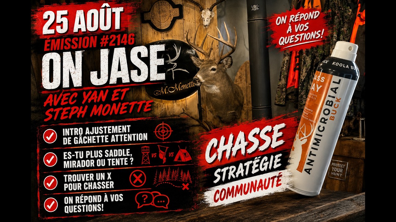 25 aout emission # 2146 ON JASE avecYan et Steph Monette