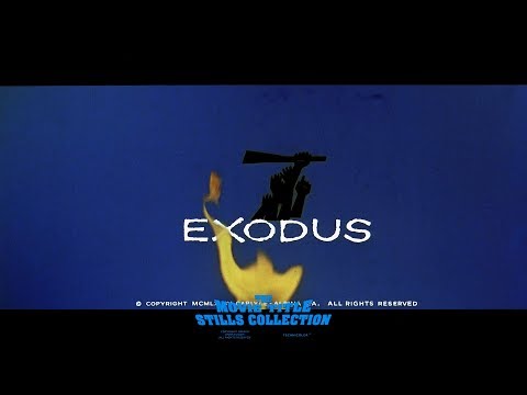 Exodus (1960) title sequence