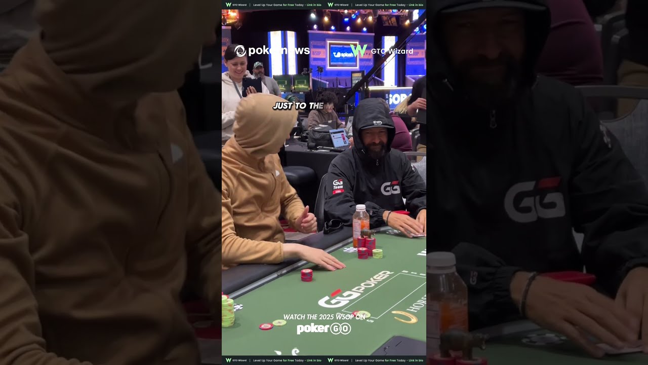  Negreanu Vs Kabrhel In The 100 000 WSOP 2025 HIGH ROLLER Wsop2025 Pokernews