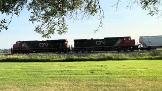 Foreign Power CN on BNSF track