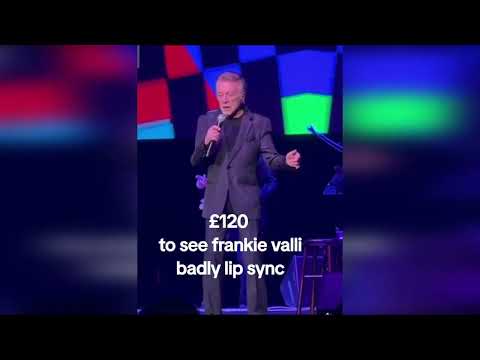"Fleeced is the word": Frankie Valli panned as veteran crooner lip syncs performance of Grease