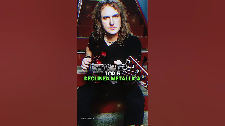 TOP 5 ROCKSTARS WHO TURNED DOWN BY METALLICA! #shorts #musichistory #music #musician