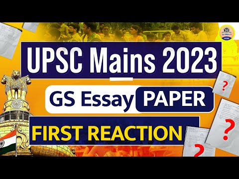 UPSC Mains 2023 : Essay Paper Question Reading Session || UPSC Mains Essay Paper || Prabhat Exam