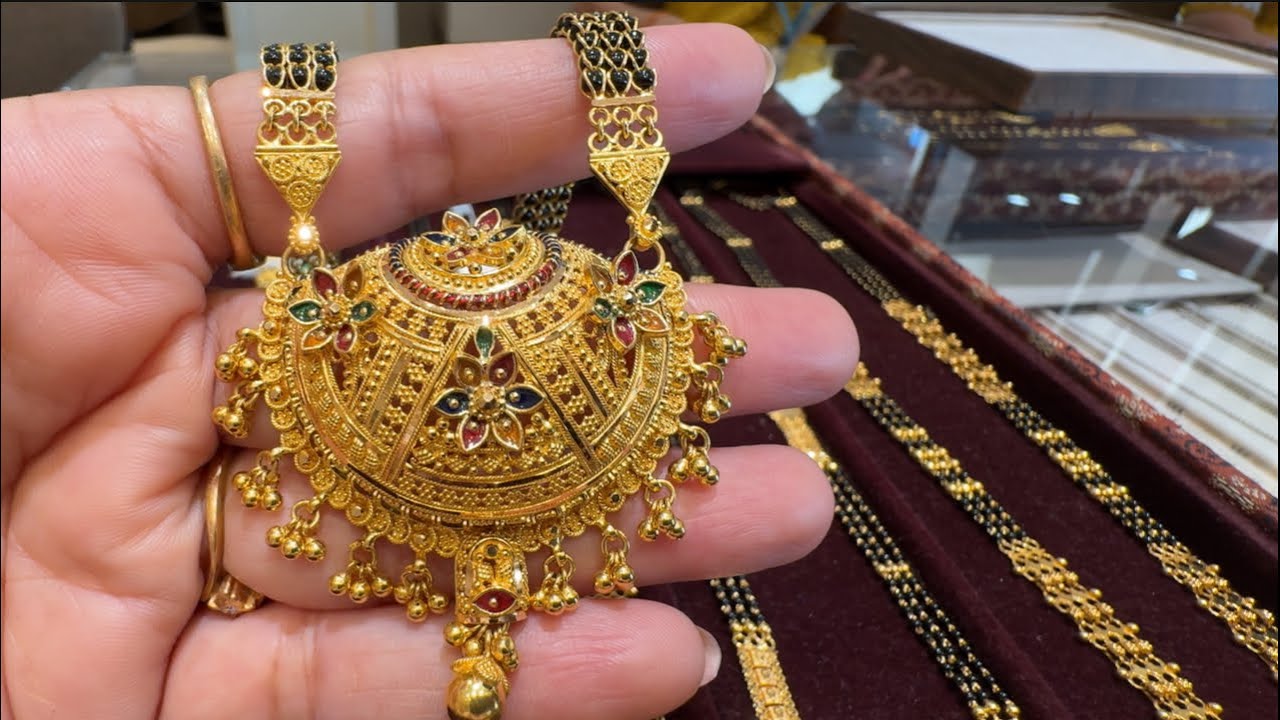 Tanishq New Long Mangalsutra Designs with Price/Daily Wear Gold Mangalsutra/Bridal Jewellery/Deeya