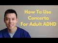 Concerta methylphenidate review  how to use concerta for adult ad.