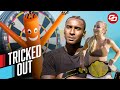 Football soccer trick shot battle deestroying  tricked out