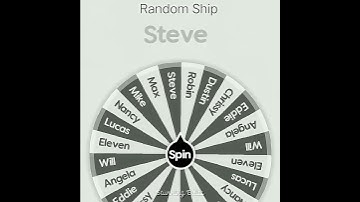 Spin the Wheel | Random Ship | Stranger Things edit | part 3