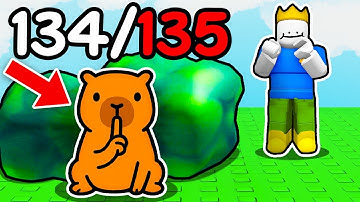 Finding EVERY CAPYBARA in Roblox Find the Capybara!