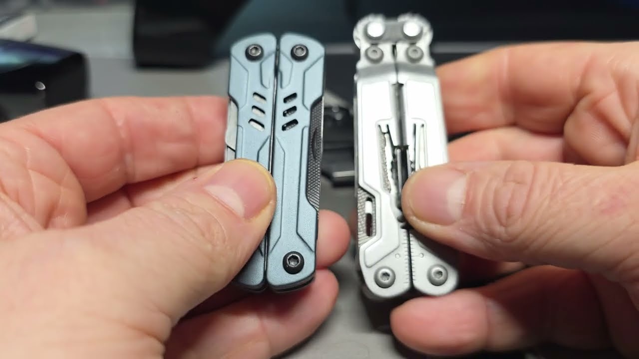 Nextool S11 Pro - multitool, porównanie z innymi zawodnikami Sog Powerpint i Leatherman Squirt