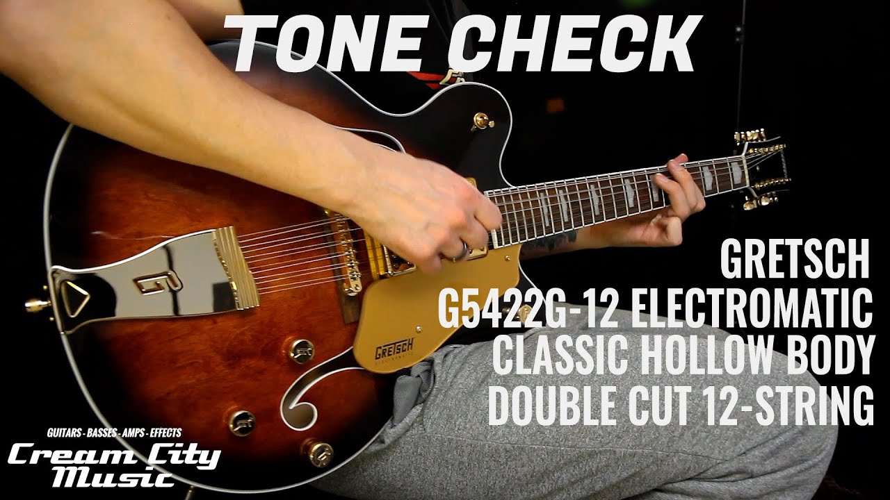 Gretsch G5422G-12 Electromatic Classic Hollowbody Double-Cut 12-String W/ Gold  Hardware, Walnut Stain, For Sale