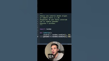 🎟️ Lotería en Python: ¡Nunca Ganas! ¿Por Qué? #python