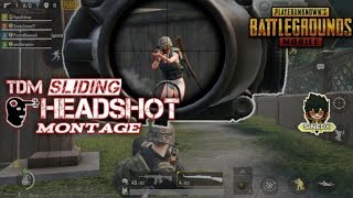 TDM SLIDING HEADSHOT Montage | Boom a Headshot - PUBG Mobile | Sinedx Games