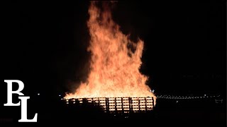 Baylor's Homecoming bonfire ignites faith, family and tradition