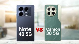 Infinix Note 40 5G vs Tecno Camon 30 5G