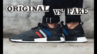 adidas nmd tri color fake vs real