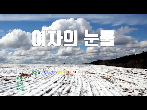 [은성 반주기] 여자의눈물 - 진시몬