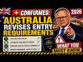 🔴🚨 AUSTRALIA ENTRY RULES 2026: New Requirements CONFIRMED – Visa Risks Exposed!