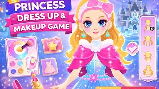 Cute Princess Salon & Dress Up | Makeup + Styling Game 💄👗 screenshot 5