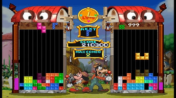 Magical Tetris Challenge Gameplay​ (PSX)