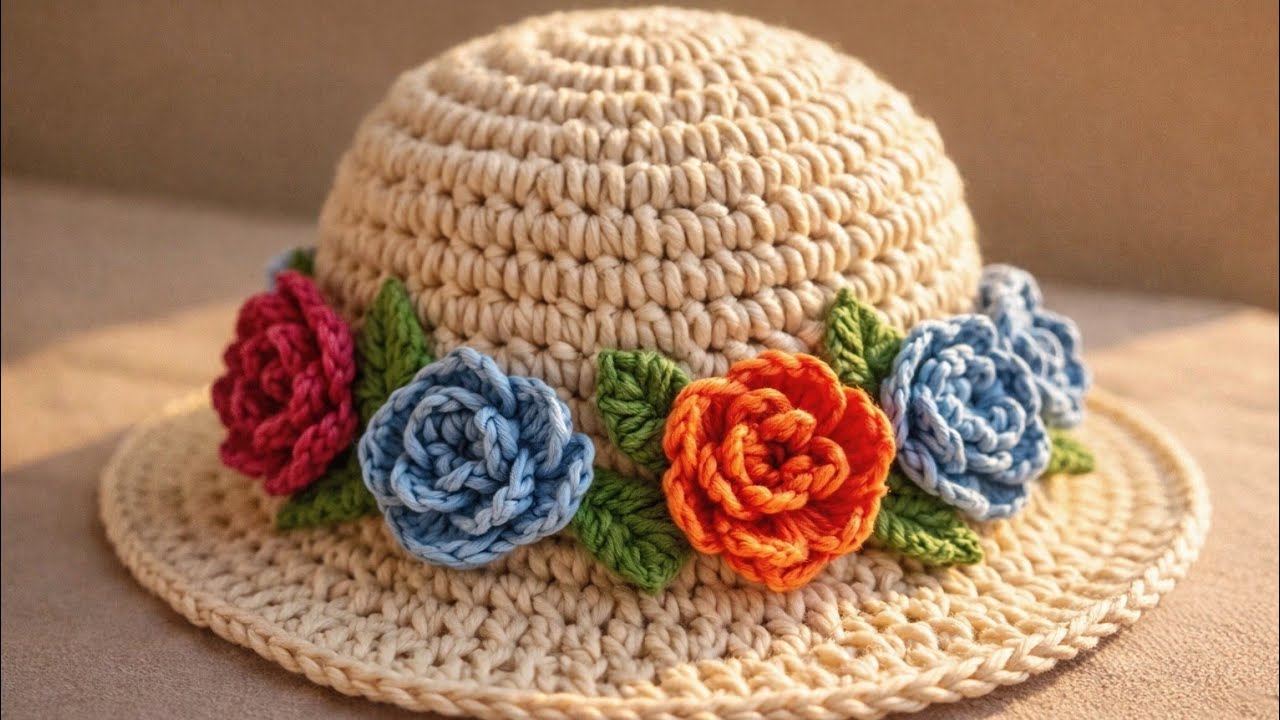 🧶 handmade cap banane ka iji tarika 4 say 5 month ke baby ke