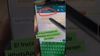 😱😈 ASOMBROSO TRUCO - DESCUBRE CON QUIEN ESTÁ EN LINEA TU PAREJA😈😱 #android #iphone #whatsapp screenshot 1
