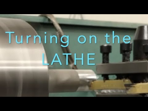 How to do a Turning operation on the Lathe - YouTube