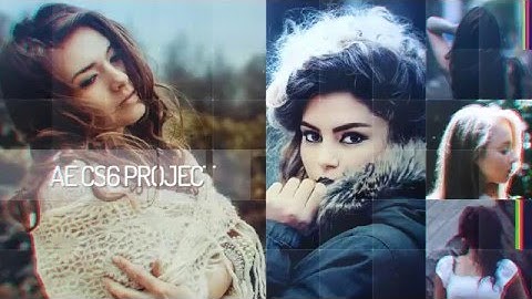 Grid Slideshow After Effects Template