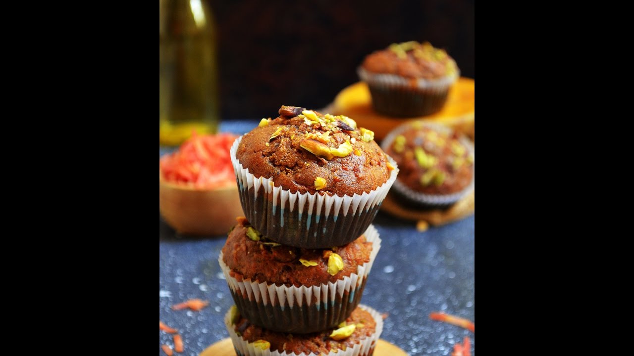 EGGLESS CARROT CUPCAKE RECIPE / EGGLESS CARROT MUFFINS / EGGLESS CARROT