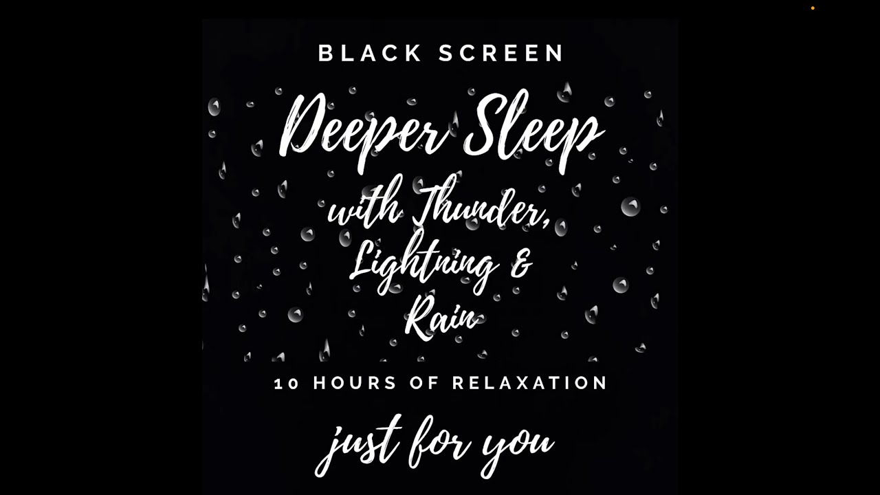 🛑 No Ads  Rain Sound for Sleeping & Fan Sounds for Deep Sleep & Relaxation Black Screen 10 Hours