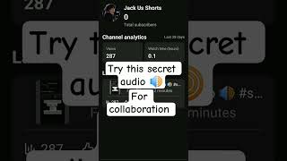 Try this secret audio 🔊 #shorts