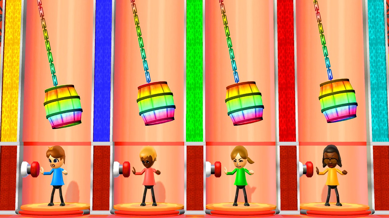 Wii Party Battle Of The Minigames - Baby Daisy vs Stephanie vs Lucia vs Jackie (Master Difficulty)