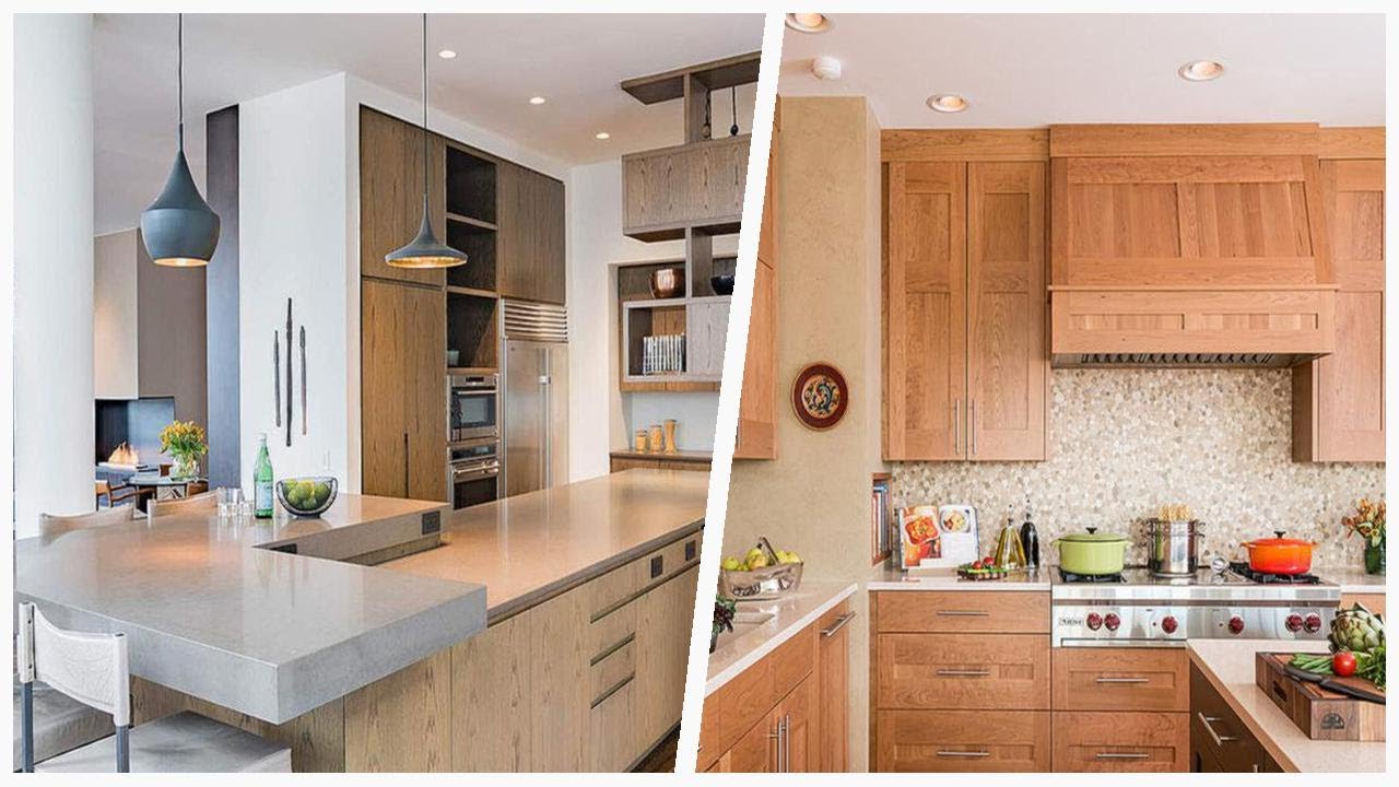 75 Luxury Kitchen With Medium Tone Wood Cabinets Design Ideas You'll ...