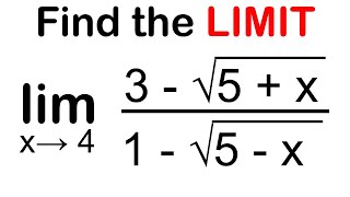 You Should Learn This Trick with a Limit | Evaluating Limits Using Conjugate @higher_mathematics​
