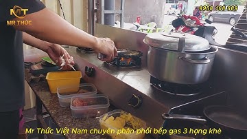 BẬT MÍ Bếp Gas Chuyên Dùng Nấu Bò Né 3 Ngon GIÚP LÊN MÓN NHANH | Bếp Gas 3 Họng Khè Làm Bò Né