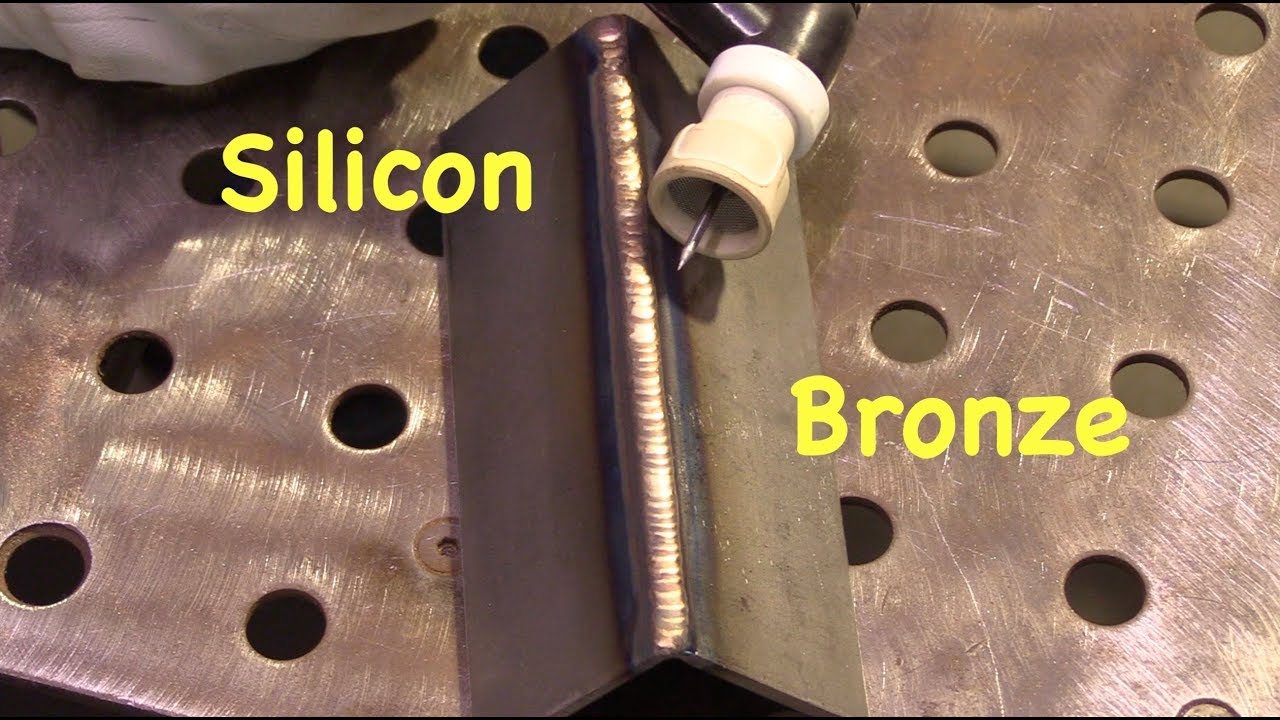 Smigre Vil Pest Silicon Bronze TIG Brazing - YouTube