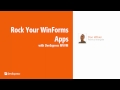 Rock Your WinForms Apps with DevExpress MVVM