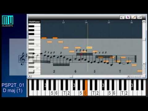 Pentatonic Scale-tone Exercises, Set Two, Tranposing: PPS2T_01