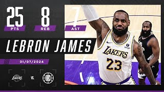 LEBRON JAMES LEADS LAKERS PAST CLIPPERS IN BATTLE FOR LA 🔥