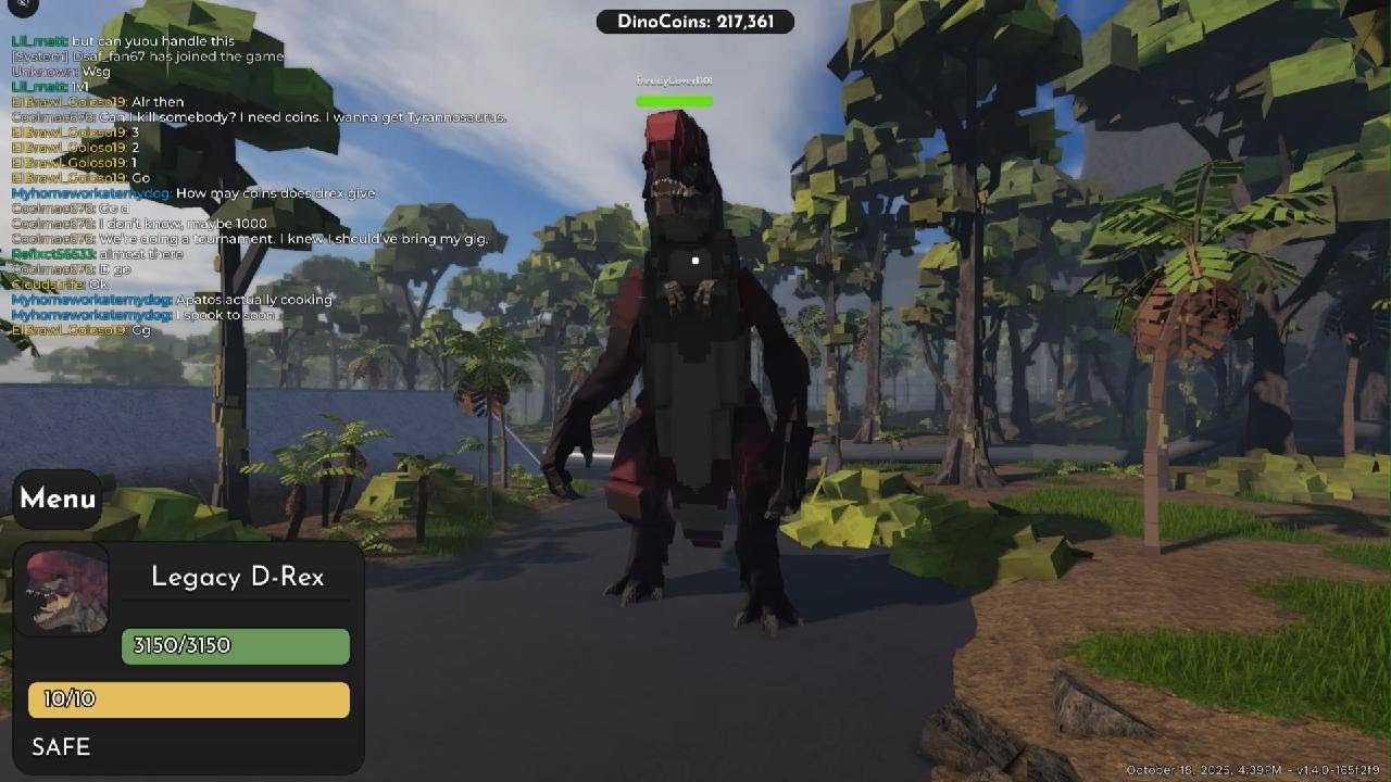 Drex showcase (Jurassic Blocky)