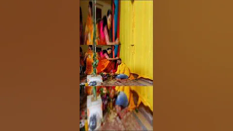 haldi & matkor ♥️ #haldi chumavan #chumavan geet #youtube #shorts #traditional #vivahgeet  #trending