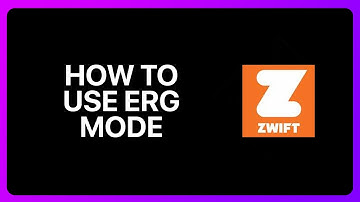 How To Use Erg Mode On Zwift Tutorial