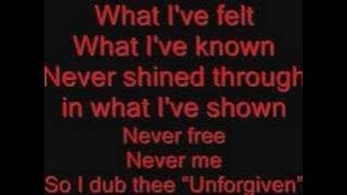 Metallica The Unforgiven Lyrics