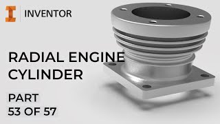 Inventor 2020 | Radial Engine | Cylinder | Vol. 53